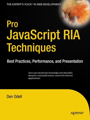 cover image of Pro JavaScript RIA Techniques